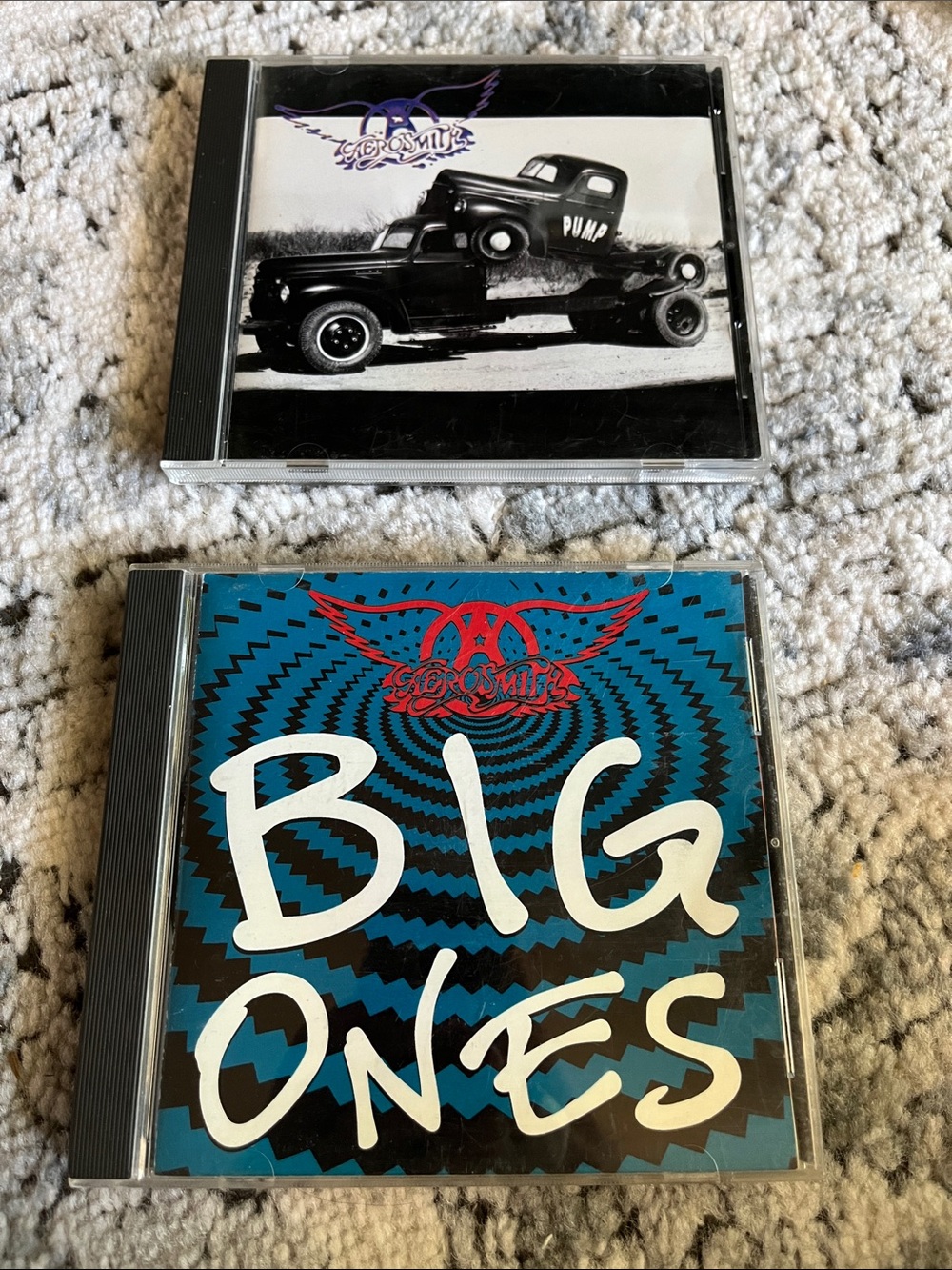 Aerosmith cd’s Big Ones &  Pump